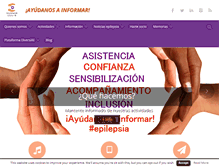 Tablet Screenshot of amepilepsia.org